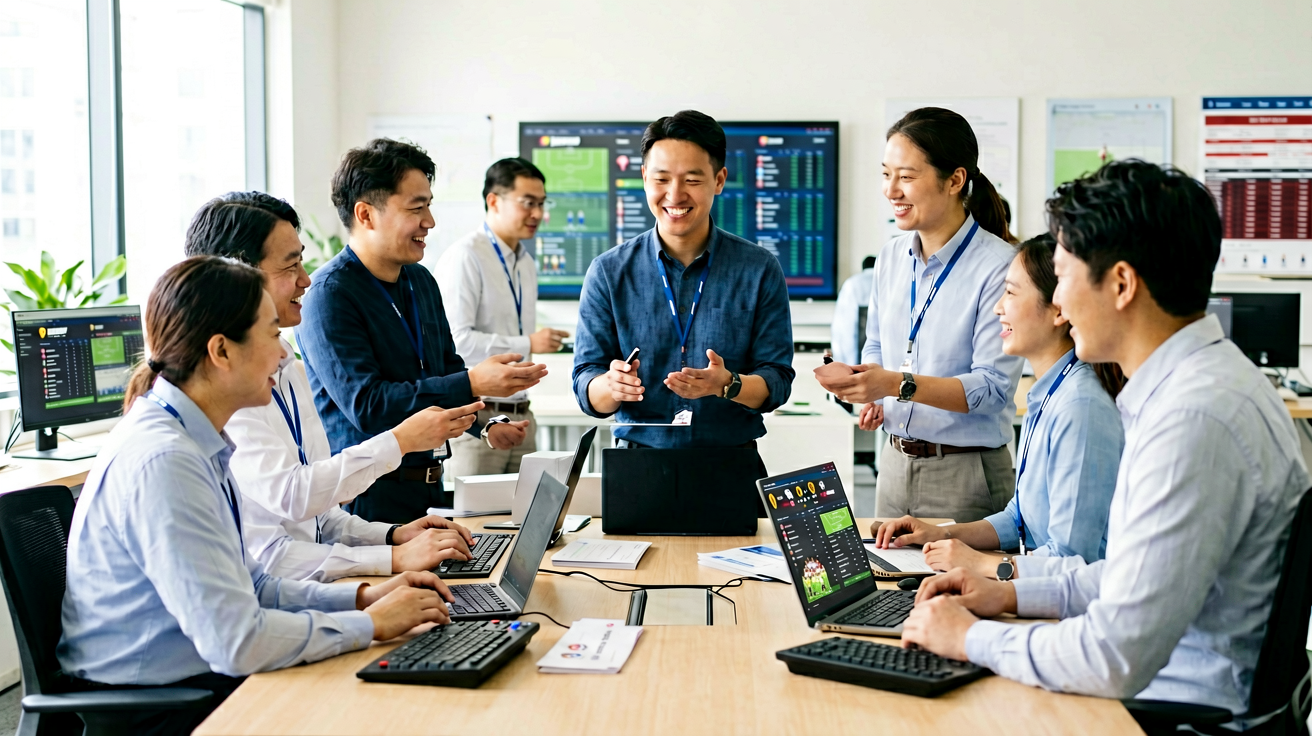 捷报比分球队资料页面，展示球队阵容和球员信息
